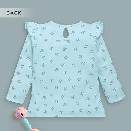 Image of LuvLap Baby Girls 100% Cotton Full Sleeve Girls Top, Pack of 02
