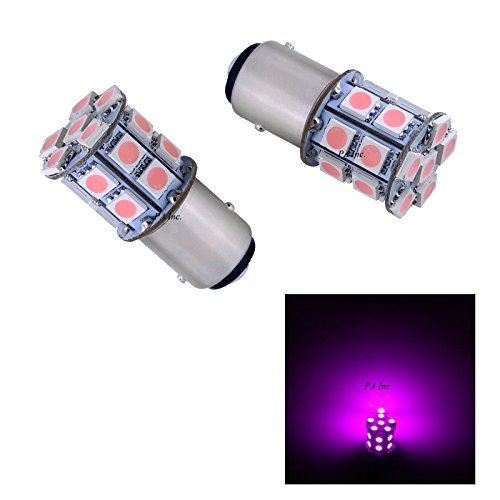 PA LED 2PCS 20SMD 1157 BAY15D Pink Auto LED Bulb 12V for Turn Signal Side Marker Stop Backup Tail Light 1016 1034 2057 2357 7528 1157A BAY15D 1157LL 1157NA 2057A 2057NA 2357A 2357LL 2357NA 2397 P21/5W