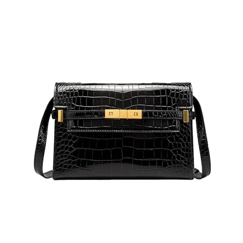 Small size niche single shoulder crossbody bag, Korean style trendy Manhattan women's leather bag