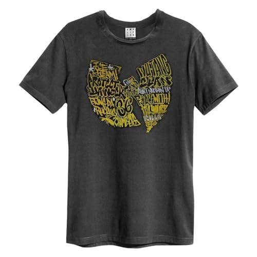 T-Shirt Graffiti adulte Amplified en coton gris charbon premium