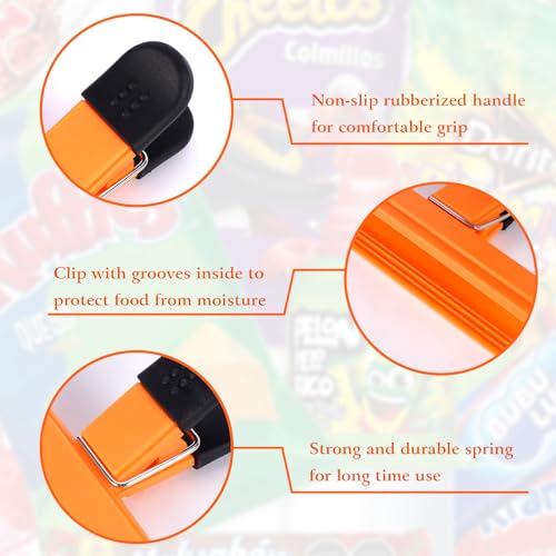 Image of 10 Pack Chip Clips Bag Clips Food Clips, Snack Clips Bag Clips for Chips and Other Food Bags, Kitchen Clips for Food Storage(5 x L, 5 x S)