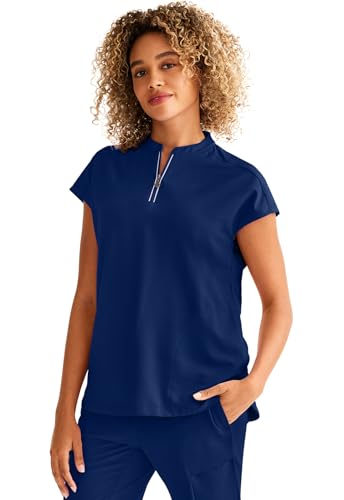 Healing Hands Women Medical Scrub Top Sandy Top with 2 Pockets, Moisture Wicking, 360° Stretch and Recycled Fiber - 22863