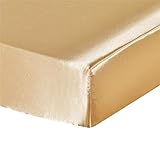 satin bettlaken ohne gummizug ✅[ 𝐇𝐎𝐂𝐇𝐖𝐄𝐑𝐓𝐈𝐆𝐄𝐒 𝐌𝐀𝐓𝐄𝐑𝐈𝐀𝐋 ] - Superweiches Poly-Baumwolle, gefälschte Seide für Weich und atmungsaktiv. Wie das luxuriöse Seidenbetttuch fühlt sich auch Satin von dem Moment an glatt an, in dem Sie es auf das Bett legen, und bietet eine romantische Atmosphäre für Ihr Schlafzimmer.