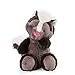 NICI Chiala 35cm moufettes pour Filles, garçons et bébés – Doudou à câliner et pour Jouer – Jouets Peluches Animaux – Collection Forest Friends – Cadeau Enfant, 47343, Noir/Gris, 35 cm