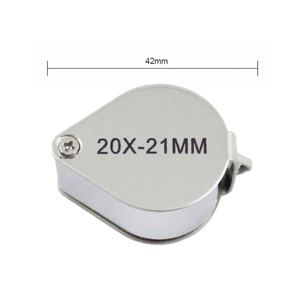 Mini Folding Magnifier 20x 21mm Jewelers Eye Magnifying Glass Magnifier Pocket Handheld Tools Portable Magnifying Glass product thumbnail 8