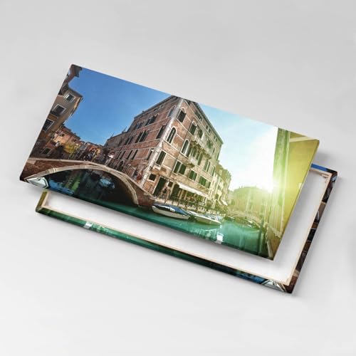 Tableau Venise au soleil 140x70cm par Wallfluent