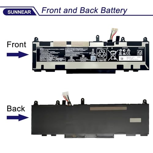 Image of WP03XL M73466-005 Laptop Battery Replacement for HP EliteBook 830 835 840 845 860 865 G9 835 840 845 860 865 G10 EliteBook x360 1040 G9 G10 Series M64305-421 HSTNN-LB8W HSTNN-OB2J 51.3Wh