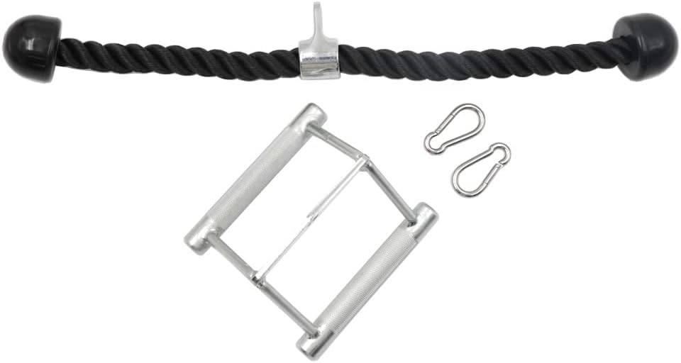 Rowing Handle Tricep Rope Set Pulley Handles for Power Station Triceps