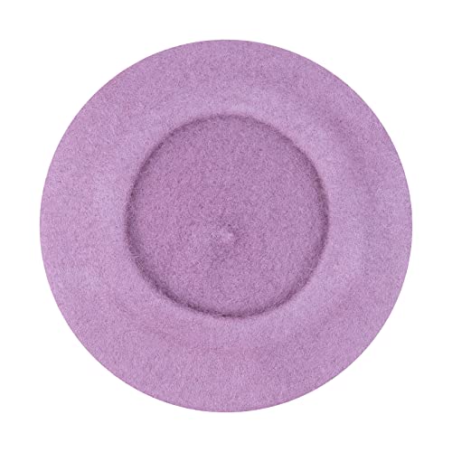 Image of Klong Women Wool Beret Hat French Style Solid Color