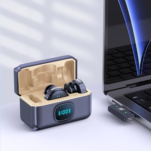 JOUNIVO Wireless Microphone (2 TX + 1 RX + Charging Case), Wireless Lapel Mic with 48KHz/16Bit, Noise Cancellation, 200ft Range, 40H Battery for TikTok, YouTube, Vlogging, Video Recording, Streaming