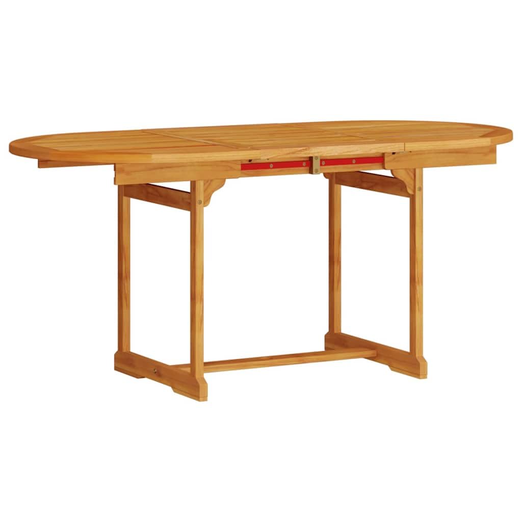 Juego de comedor rústico de madera de acacia maciza, 7 piezas, color marrón, con mesa plegable y sillas con reposabrazos y cojines extraíbles para mayor comodidad