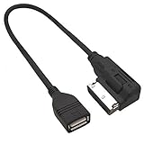 Kompatibilität: AMI / USB, MDI / USB, MMI / USB für Audi und Volkswagen VW Audiosystem.