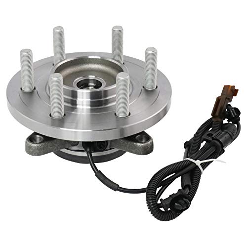 Image of TRQ Front Left and Right Wheel Bearing and Hub Assembly 2 Piece Set 4WD Compatible with 2015-2017 Ford F150 4x4