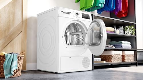 Bosch WTN85V08FR Série 4, Sèche-linge à condensation, 7kg, 112 L, Design Antivibration, Blanc – Image 3
