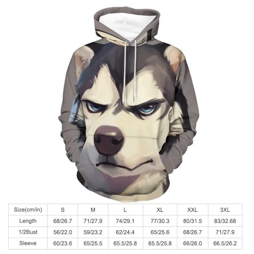 Pullover Husky drôle idéal pour vos moments de détente en taille S