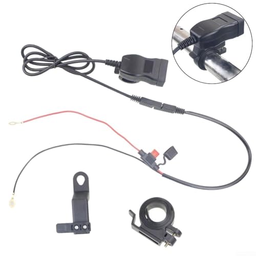Cargador USB de motocicleta de 12V 24V con voltímetro y toma PD de 20W 6