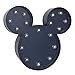 Disney Mickey Mouse Light Up Nursery Wall Decor with 2 Hour Timer, Navy
