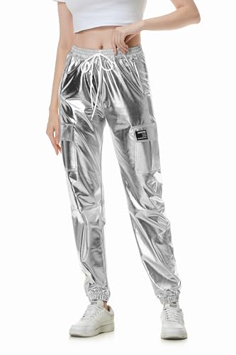 Image of SANGTREE Girls & Womens Drawstring Cargo Jogger Pants,3 Years - Women 3XL