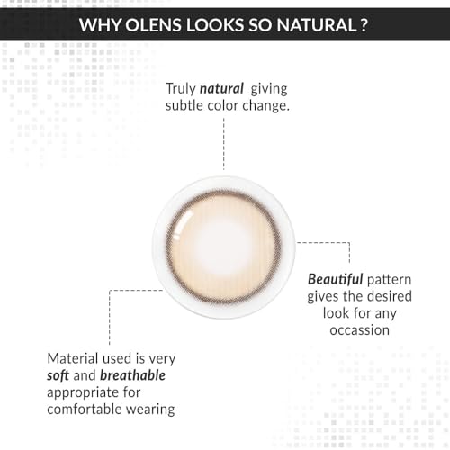 Image of OLENS Daily Pack 1Pair (0.00 Plano) - Coloured Contact Lens (Daily Disposable, 0.00)