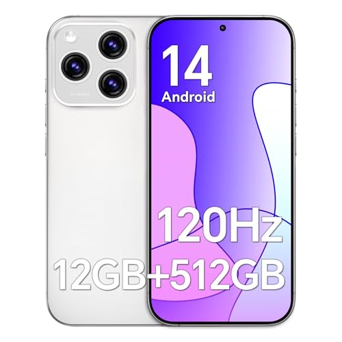 SUNSAMITO Unlocked Phones F16 PROMAX,12GB+512GB,Snapdragon