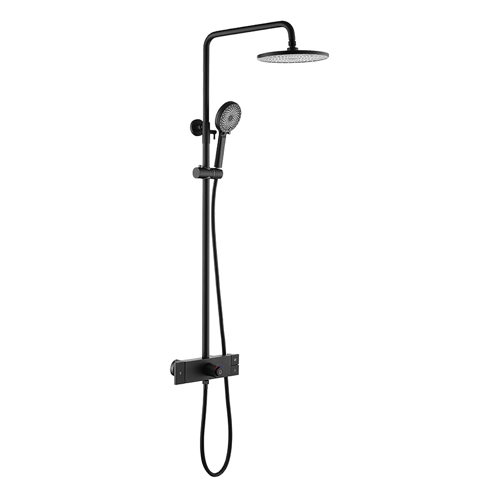 Mitigeur de douche en laiton de 9 pouces style pluie pour salle de bain chic