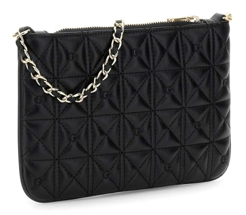 Sac à main plat GUESS matelassé noir BS26GU120 maroquinerie