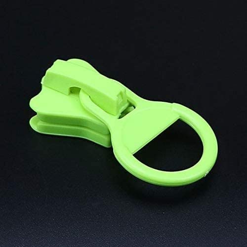 suwaki, Zamki błyskawiczne, zamki spiralne, rozpruwacze szwów, narzędzia do szycia, bardzo duże plastikowe nr 20, rozmiar: 20(Plastic Pull F.green)