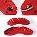 YOUNZJ Caliper Covers Compatible for Toyota Camry 2019-2024 RAV4 2020-2024 17 in 18 in Wheel Hub fit Front and Rear Car Brake Caliper Cover Set of 4 Red