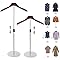 Qunclay Adjustable T Shirt Display Stand Flexible Mannequin Torso Shoulder Shirt Rack Portable Hanging Black Metal Clothes Hanger Rack For Clothing Garment Coat Retail Vendor Height 16 27 9 Inch 2 Pcs - View #4