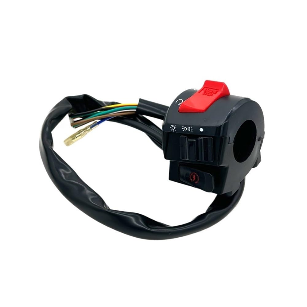 Pulsante interruttore manubri Interruttore Per Moto Da 7/8" 22 Mm, Manubrio, Clacson, Indicatori Di Direzione, Pulsanti Controllo Dei Fari Per Accessori CBR, Interruttori Avviamento