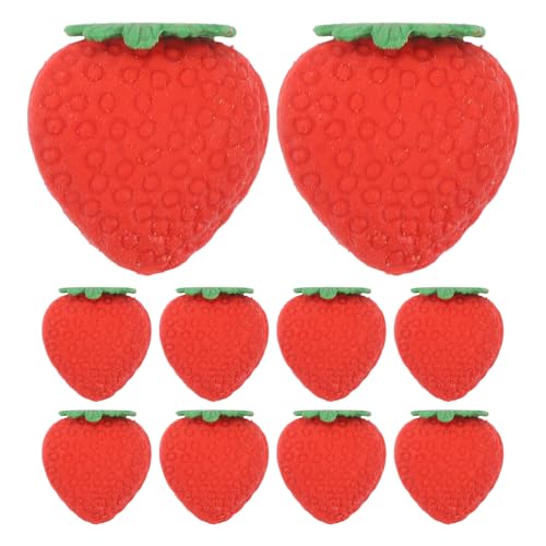 Mini gommes portables rouges pour cadeaux d'anniversaire d'enfants et surprises de classe