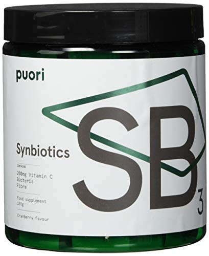 SB3 Synbiotic Darmflora - Präbiotika Ballaststoffe [Inulin+Pektin+FOS], Probiotika Darmbakterien [Bifidobacterium+Lactobacillus Fermentum], Vitamin C