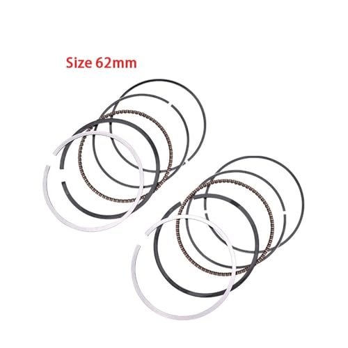 Kit de segments de piston moto 62mm pour moteurs KLE250 et Z250