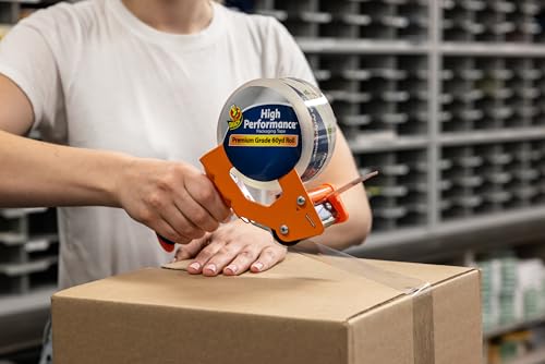 Image of Duck High Performance Clear Packing Tape Refills - 8 Rolls of HP260 Strong Packaging Tape for Shipping, Moving, Mailing & Storage Boxes - 3 inch Core - 1.88 Inch x 60 Yards - Clear (1067839) (Pack of 6)