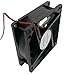 BeMatik - Ventilador de chasis 80x80x25 mm de 12 VDC para caja de ordenador