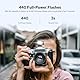 Godox iM20 Kamerablitz, Mini-Blitz-Speedlite, 440 Blitze mit voller Leistung, eingebauter Lithium-Akku, 5 Leistungsstufen, Einzelkontakt-Blitzschuh-Design, kompatibel für Canon, Sony, Fuji, Nikon