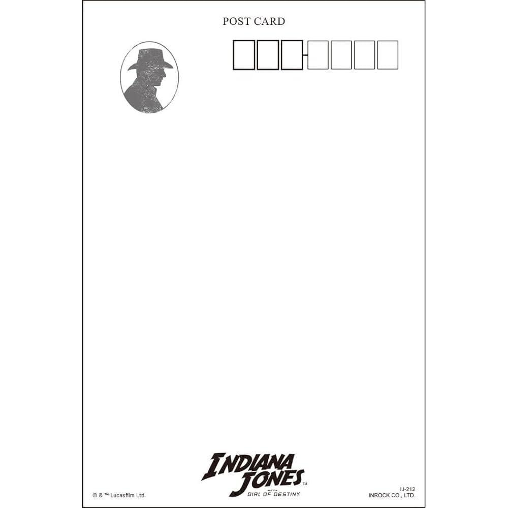 Amazon | インディ ジョーンズ postcard ポスト カード b イン