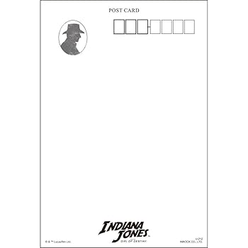 Amazon | インディ ジョーンズ postcard ポスト カード b イン