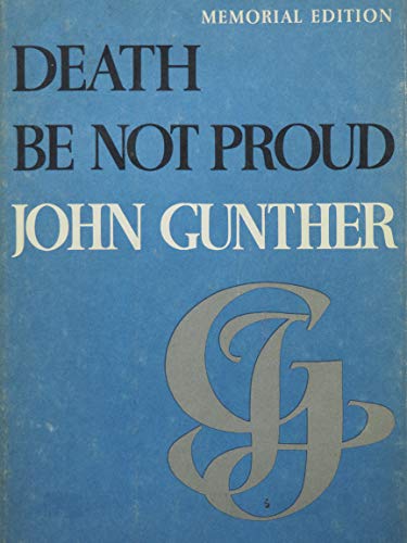 Death Be Not Proud 006011634X Book Cover