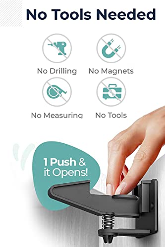 Cabinet Locks For Babies - 12 Pack - Adhesive Baby Proofing Cabinets Child Locks For Cabinets, Baby Proofing Child Proof Cabinet Latches, Drawer Locks Baby Proofing, Baby Cabinet Safety Locks #TOP2