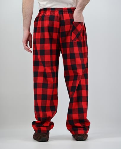 Image of Andrew Scott Men's Flannel Drawstring Pajama Pants | Plush Flannel Fleece | Pockets | Drawstring