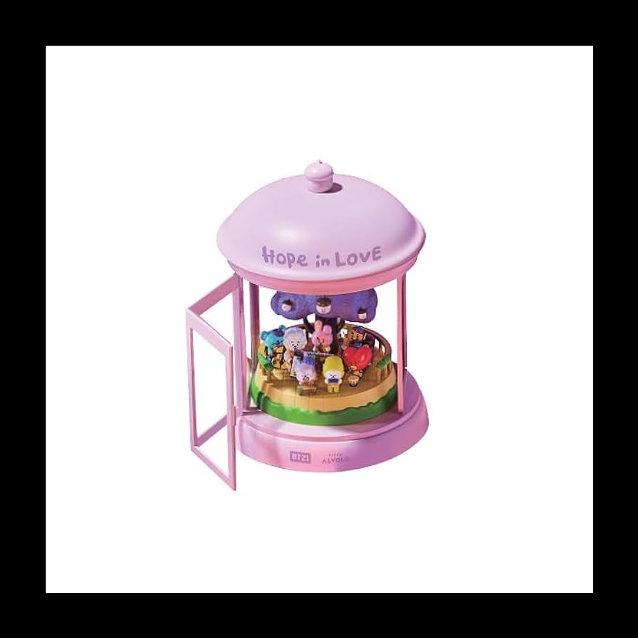 BTS BT21 Mood Light and Figure Set Pizza Alvolo