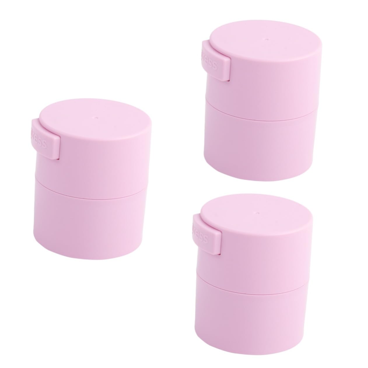 Mikinona 3 Pcs Eyelash Glue Holder Sealed Storage Jar Professional Case Large Capacity Travel Essential