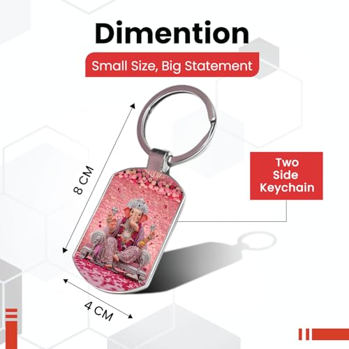 Image of Premium Printed Metal Keychain for Men & Women | High-Definition Artwork Print | Durable Key Ring for Car, Bike, Home & Office Keys | Stylish Decorative Key Holder Gift