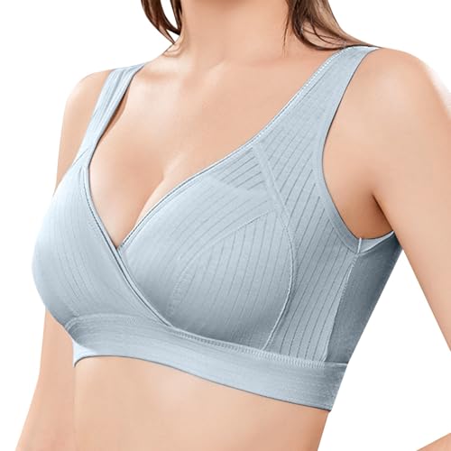 Cocila Sujetador Deportivo Mujer Alto Impacto Este De Lactancia Es para El, Posparto Y La Lactancia. Una Prenda Interior Color Liso con Forro Algodón, Sujetadores Tallas Grandes Ropa