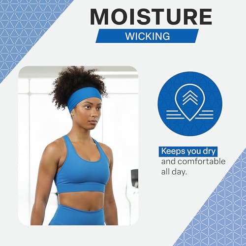 Image of COLD FACTOR Cooling Headband for Women and Men - UPF 50+ Advanced Evaporative Comfort, Instant Cooling Sweatband for Outdoor Sports, Fitness, Yoga, Hiking, Running, and Workout