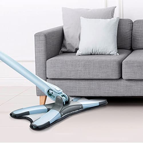 wischmopp Neue X-Typ-Mikrofaser-Boden-Mopp mit handfreier Waschweuche-Hand-Extrusion Indoor-Haushaltsreinigungswerkzeuge bodenwischer (Color : 3 Mop Head Gray)