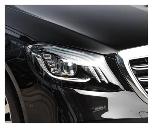 Coque phare Benz W222 pour remplacer vitre plastique usée - 3