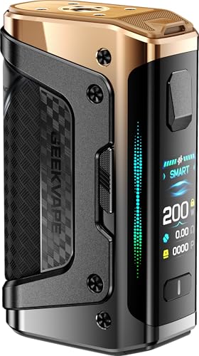 GEEKVAPE Aegis Legend 5 Box Mod 200W | 510 Fil - ECO / Smart / Normal / Custom / TC Type-C fit GeekVape Z Sub Ohm Tank, Sans nicotine, San Batterie (Or Racing...