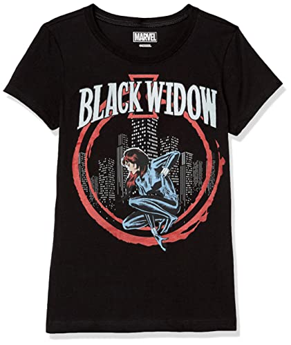 Marvel Girl's Widow in Circle T-Shirt